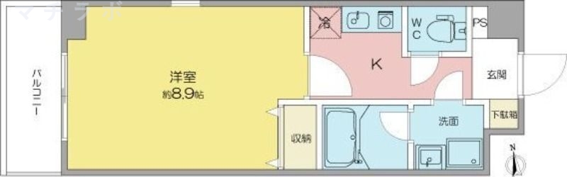 2階の間取り図