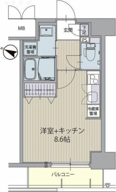 4階の間取り図