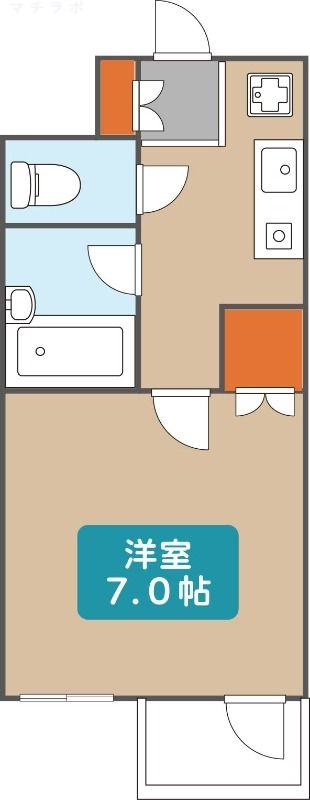2階の間取り図