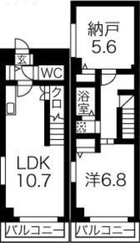 4階の間取り図