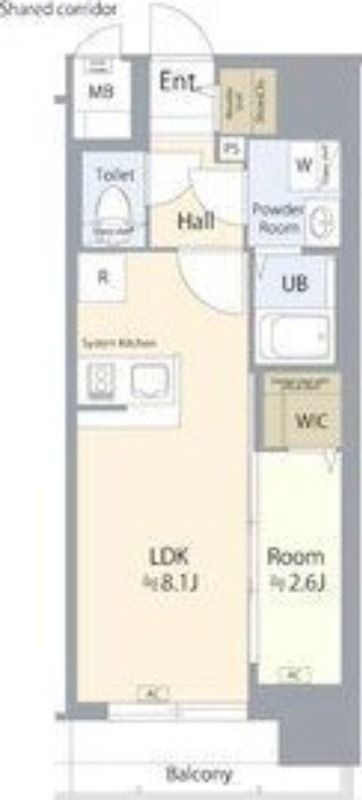 7階の間取り図