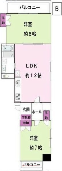 4階の間取り図