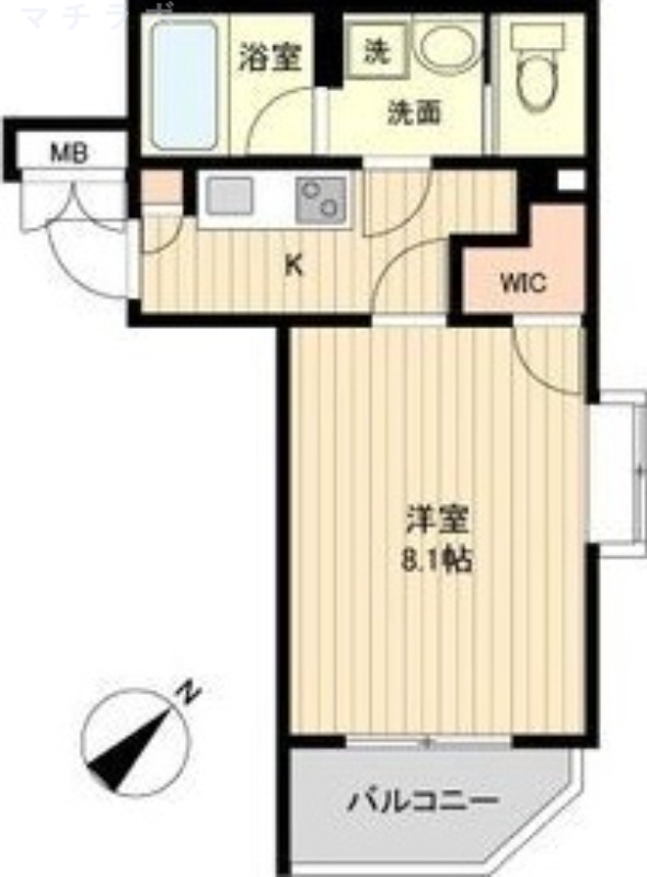 1階の間取り図