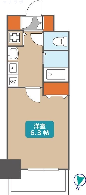 2階の間取り図