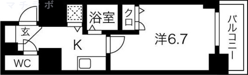 6階の間取り図