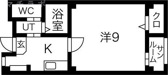 2階の間取り図