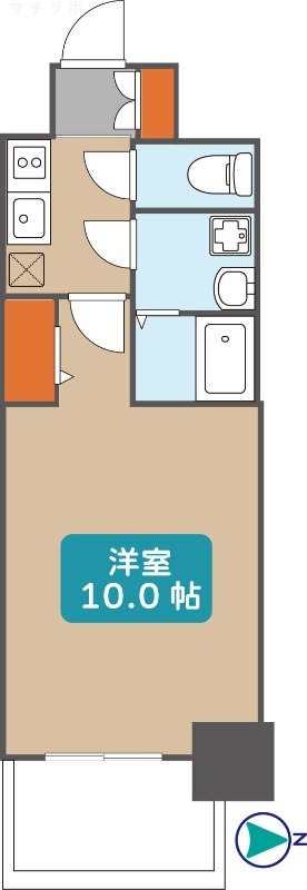 5階の間取り図