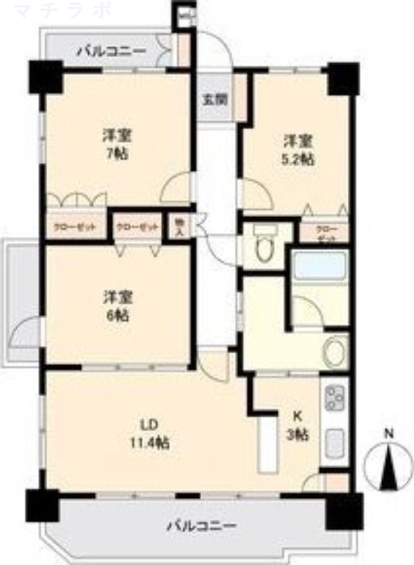 10階の間取り図