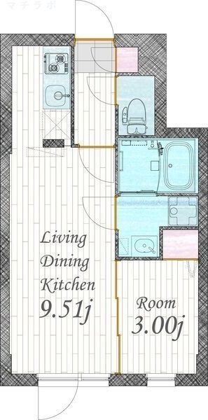 4階の間取り図