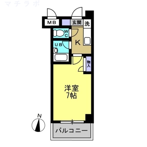 1階の間取り図