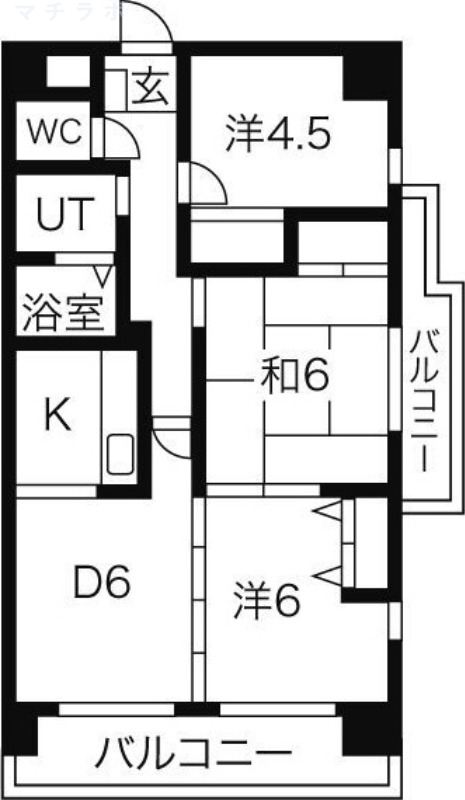 13階の間取り図