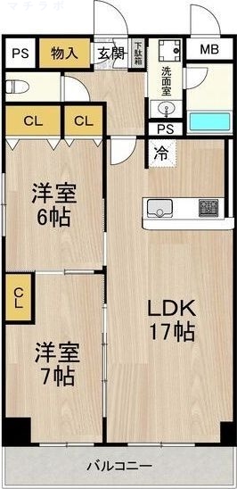 7階の間取り図