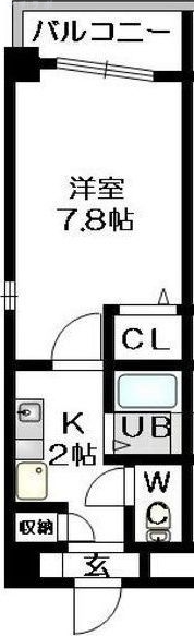 2階の間取り図