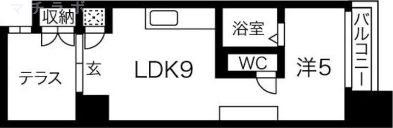 4階の間取り図
