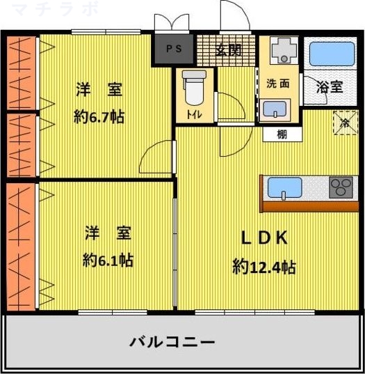 3階の間取り図