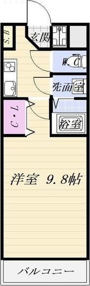 6階の間取り図