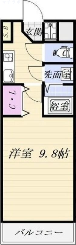 6階の間取り図
