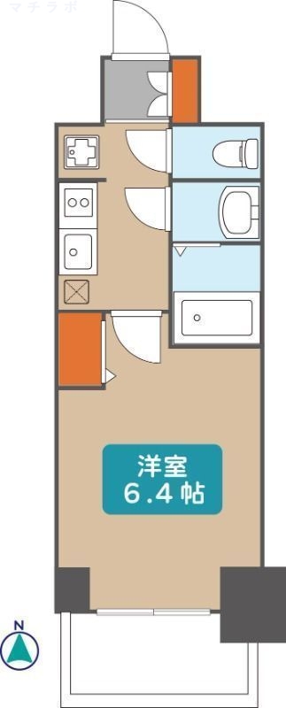 6階の間取り図
