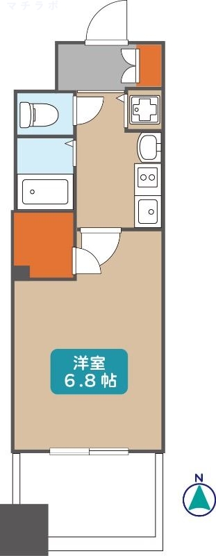 2階の間取り図