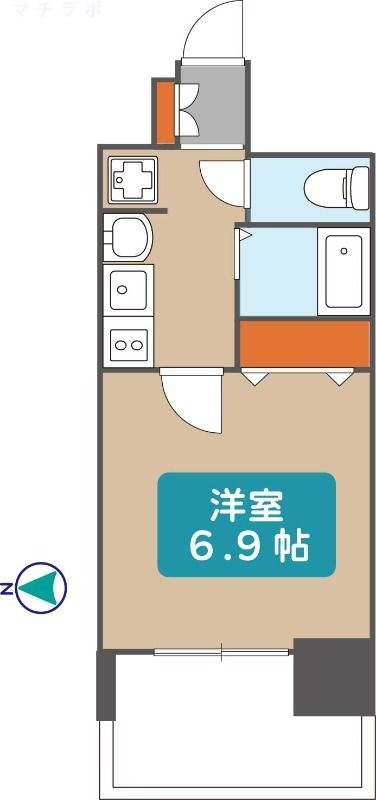 2階の間取り図