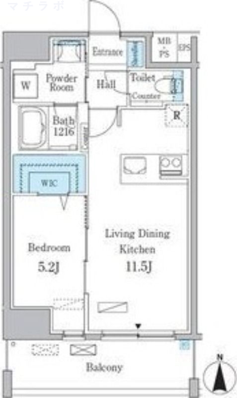 9階の間取り図