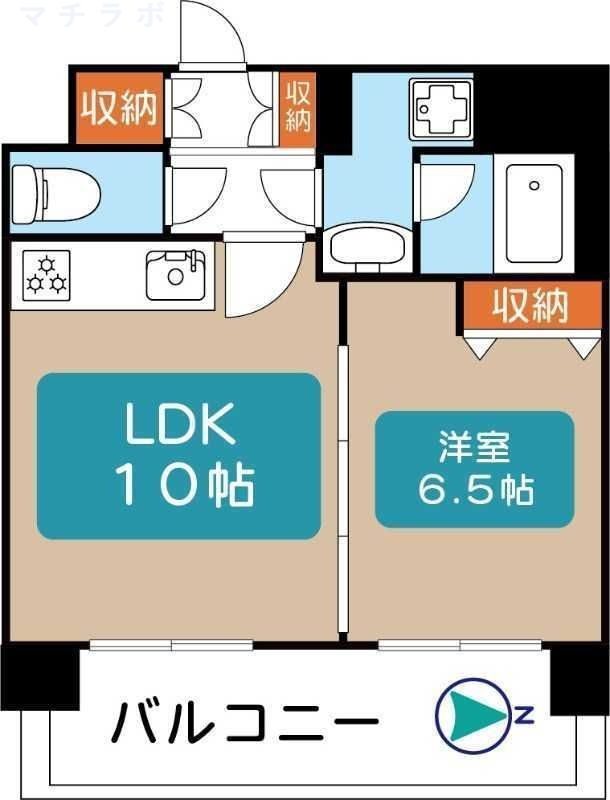 4階の間取り図