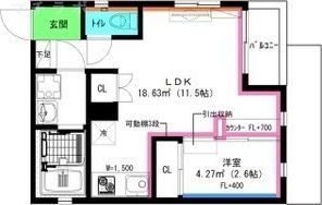 4階の間取り図