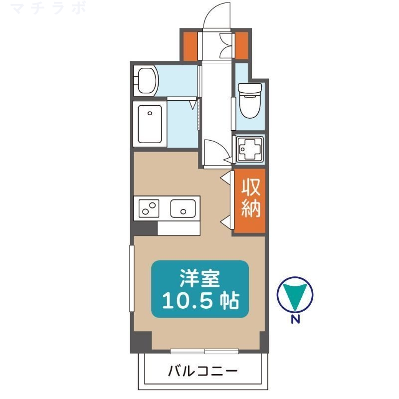 6階の間取り図