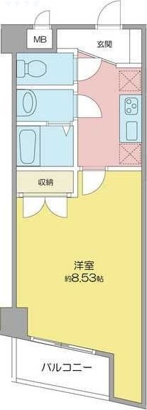 2階の間取り図