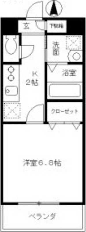 4階の間取り図