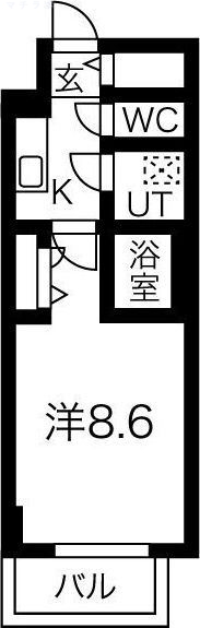 8階の間取り図