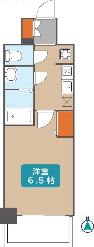 8階の間取り図