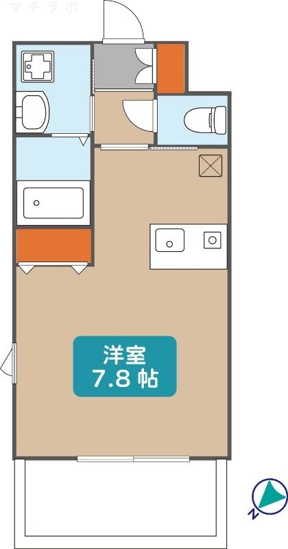 8階の間取り図