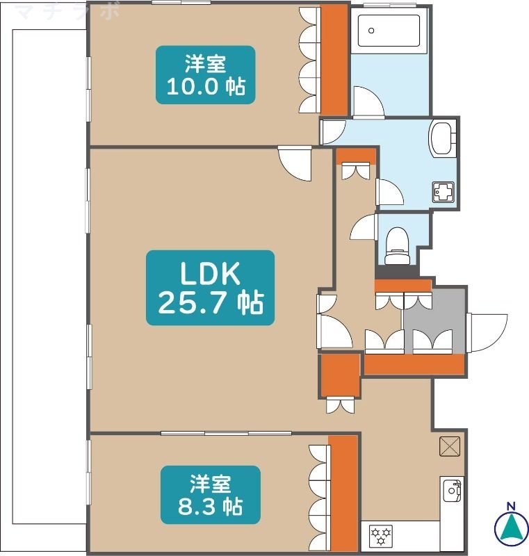 15階の間取り図