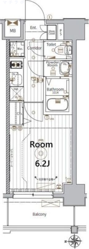 7階の間取り図