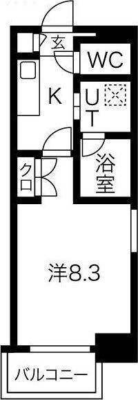 9階の間取り図