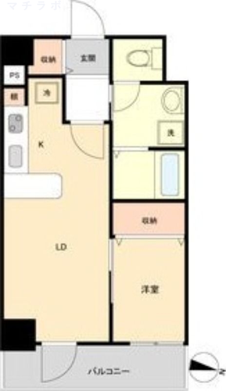 2階の間取り図