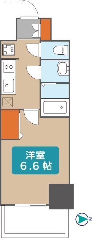 4階の間取り図
