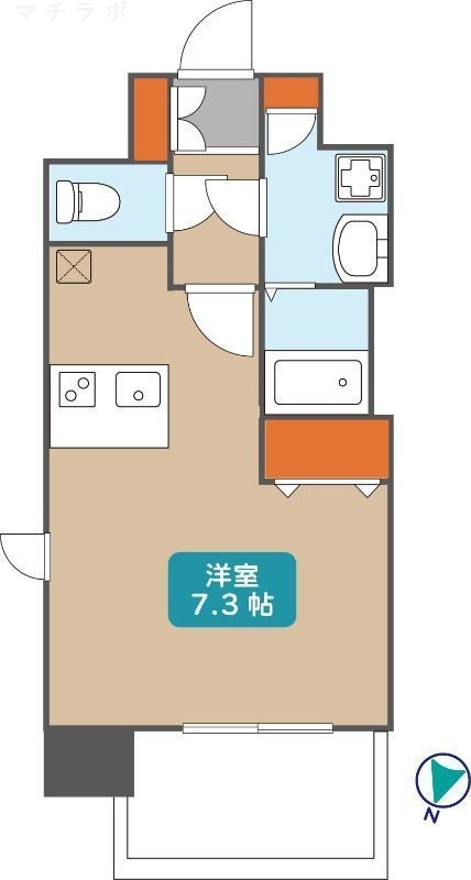 2階の間取り図
