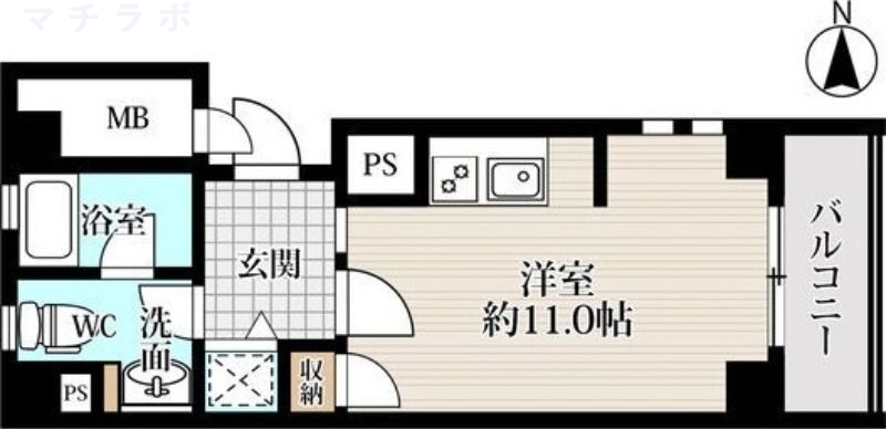 5階の間取り図