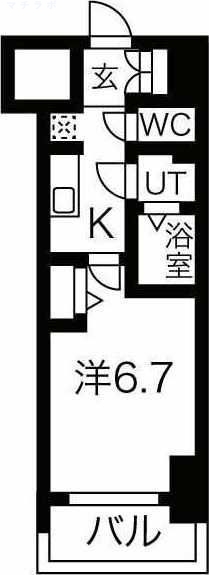 13階の間取り図