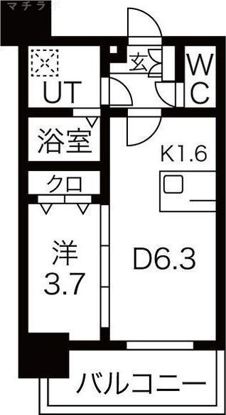 3階の間取り図