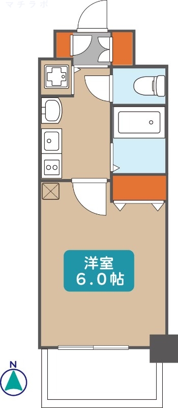 6階の間取り図