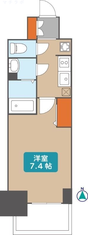 2階の間取り図