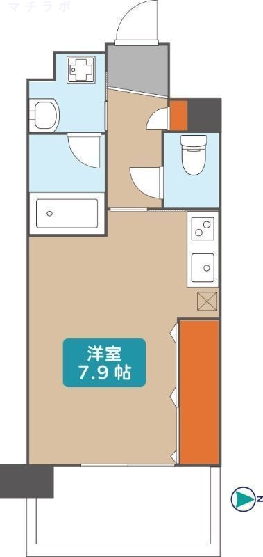 8階の間取り図
