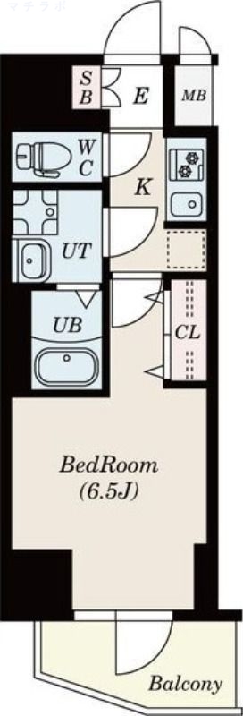 8階の間取り図