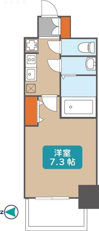 8階の間取り図