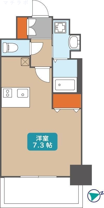 5階の間取り図