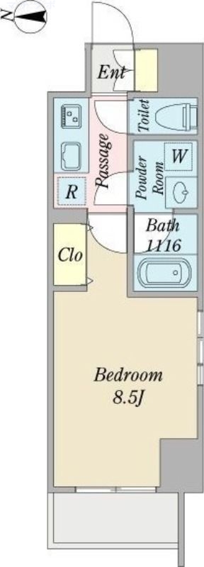2階の間取り図