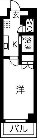 6階の間取り図